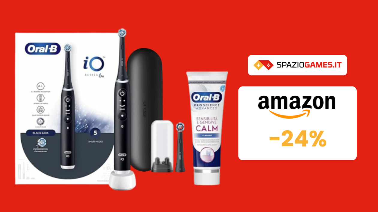 Immagine di Super SCONTO sullo spazzolino elettrico Oral-B iO6! (-24%)