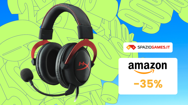 Ottime cuffie da gaming HyperX Cloud II SCONTATE del 35%!