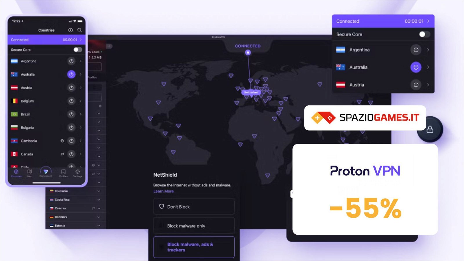 Proton VPN: fino al 55% di sconto per la tua sicurezza online!