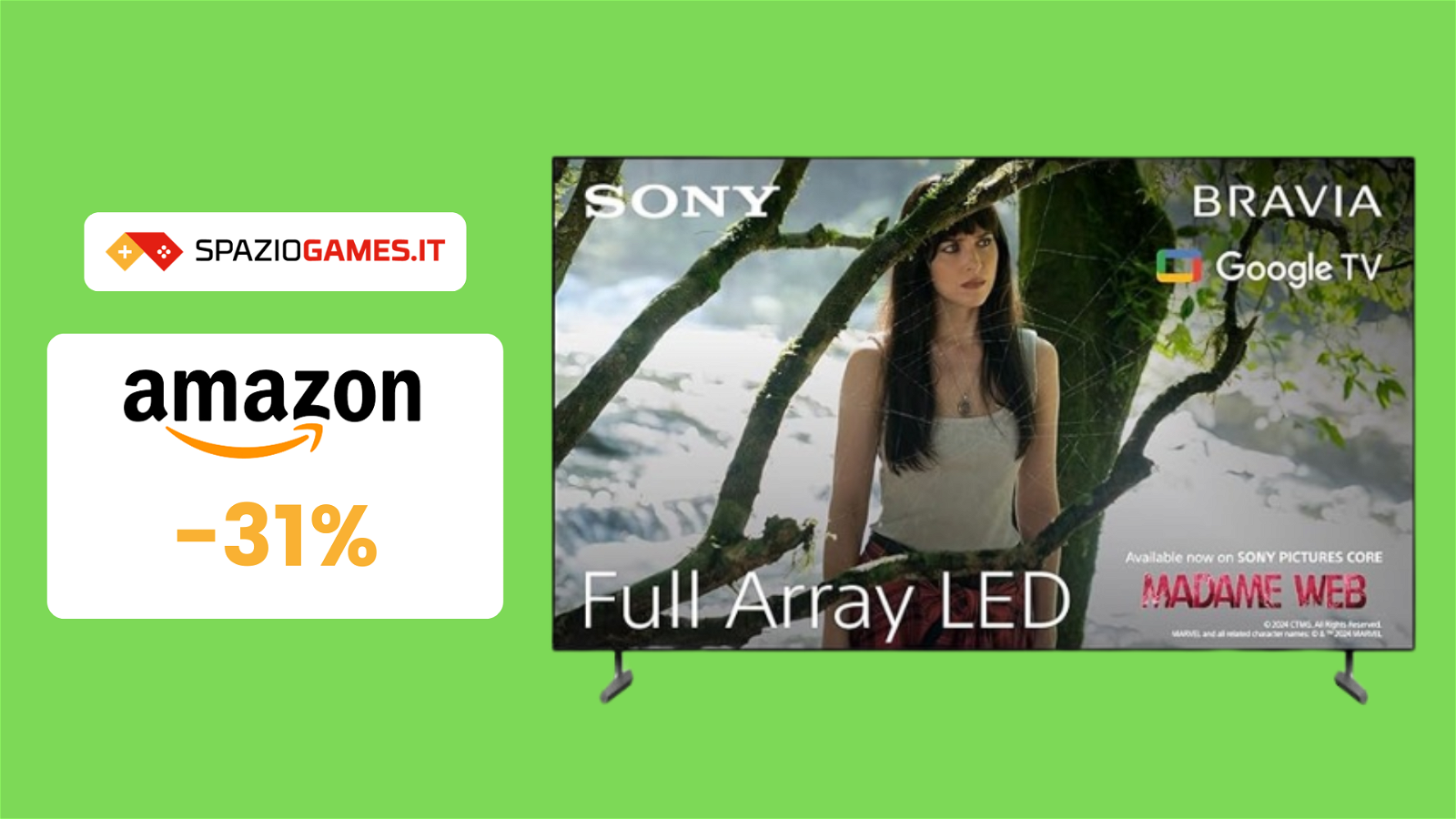 Sony Full Array LED con sconto del 31%: OFFERTA mai vista!