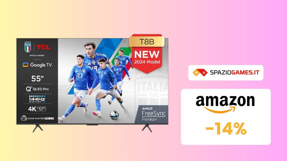 Immagine di Smart TV TCL 55" 4K al suo MINIMO STORICO! La paghi MENO di 600€!