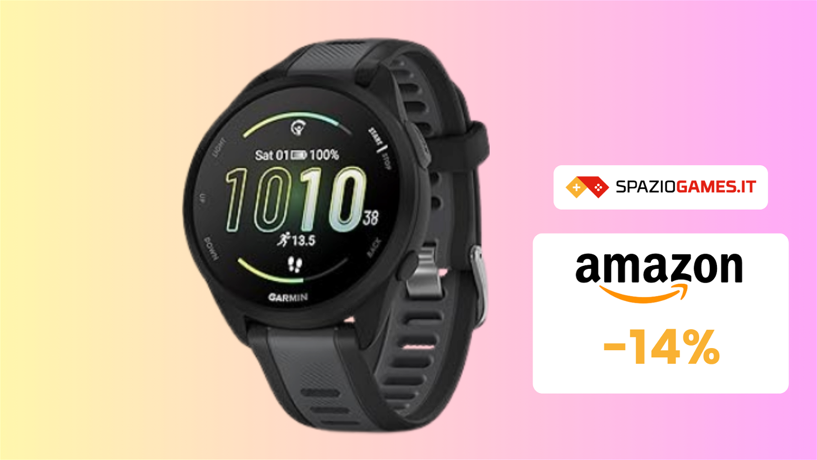 Smartwatch Garmin Forerunner 165 a 240€: ideale per la corsa!
