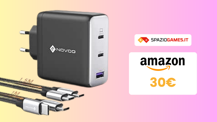 DOPPIO SCONTO su questo caricatore USB-C a 3 porte!