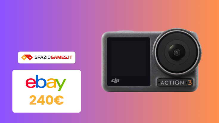 L'eccellente action cam DJI Osmo Action 3 oggi costa meno di 240€!