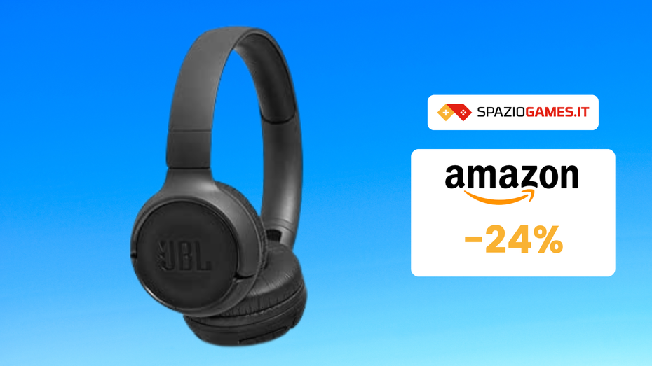 Immagine di Cuffie wireless JBL Tune 500BT: ottime e in SCONTO a 38€!