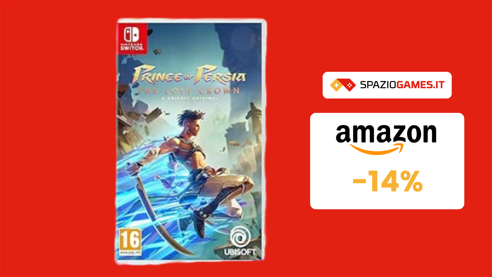 Prince of Persia: The Lost Crown per Nintendo Switch a 43€!