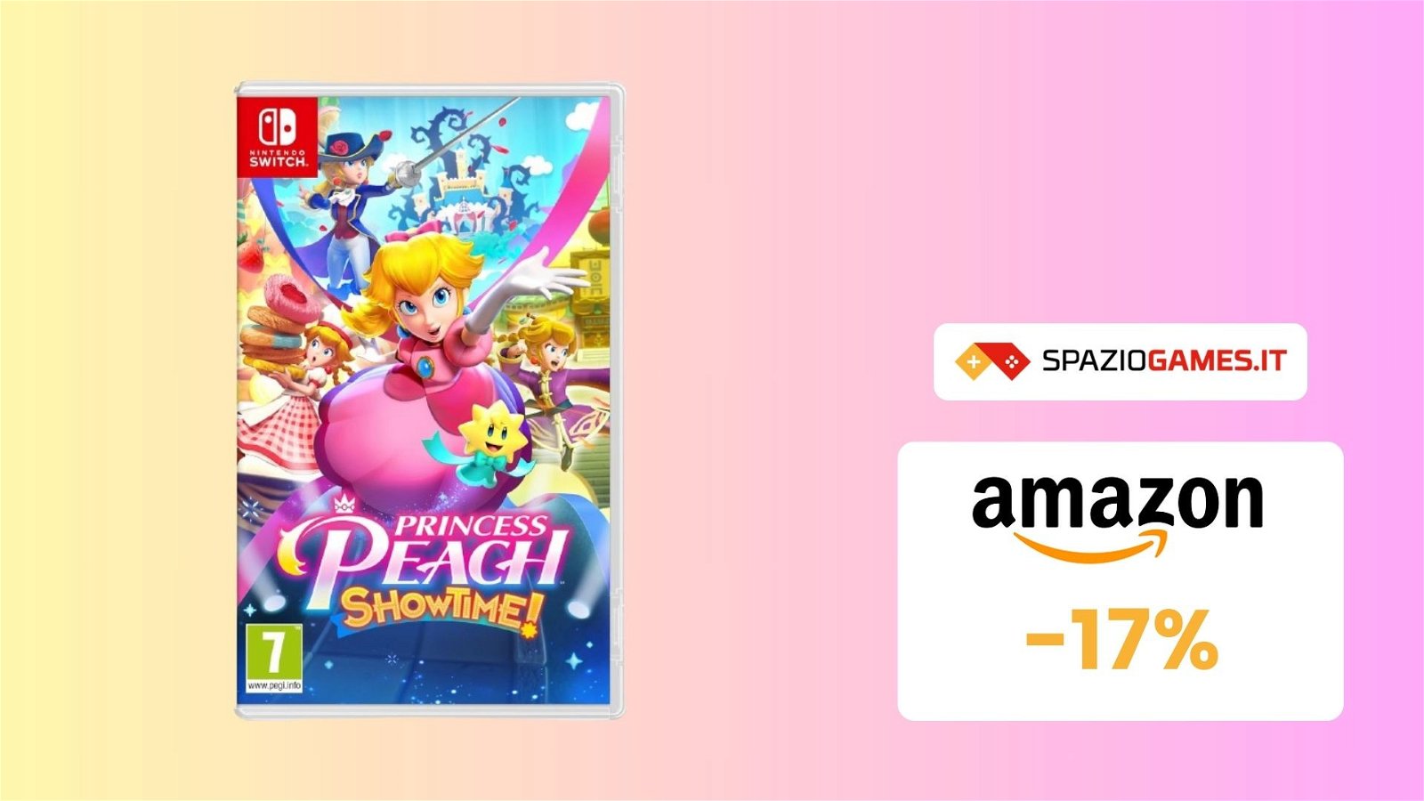 Divertiti con Princess Peach: Showtime! Ora a MENO di 50€ su Amazon!