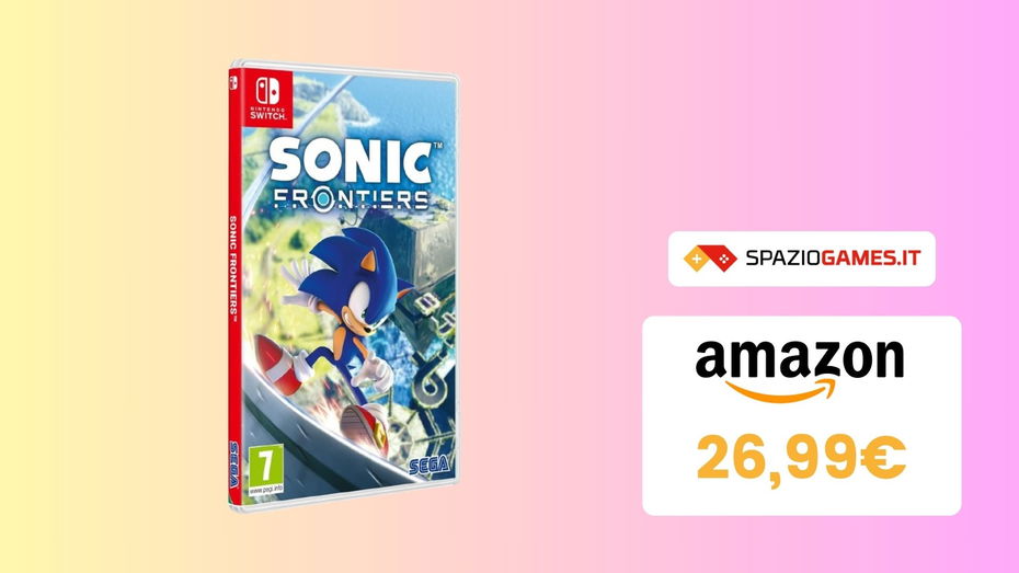 Immagine di Sonic Frontiers, IMPERDIBILE per i fan Sega, a SOLI 27€ su Amazon!