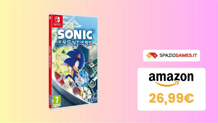 Immagine di Sonic Frontiers, IMPERDIBILE per i fan Sega, a SOLI 27€ su Amazon!
