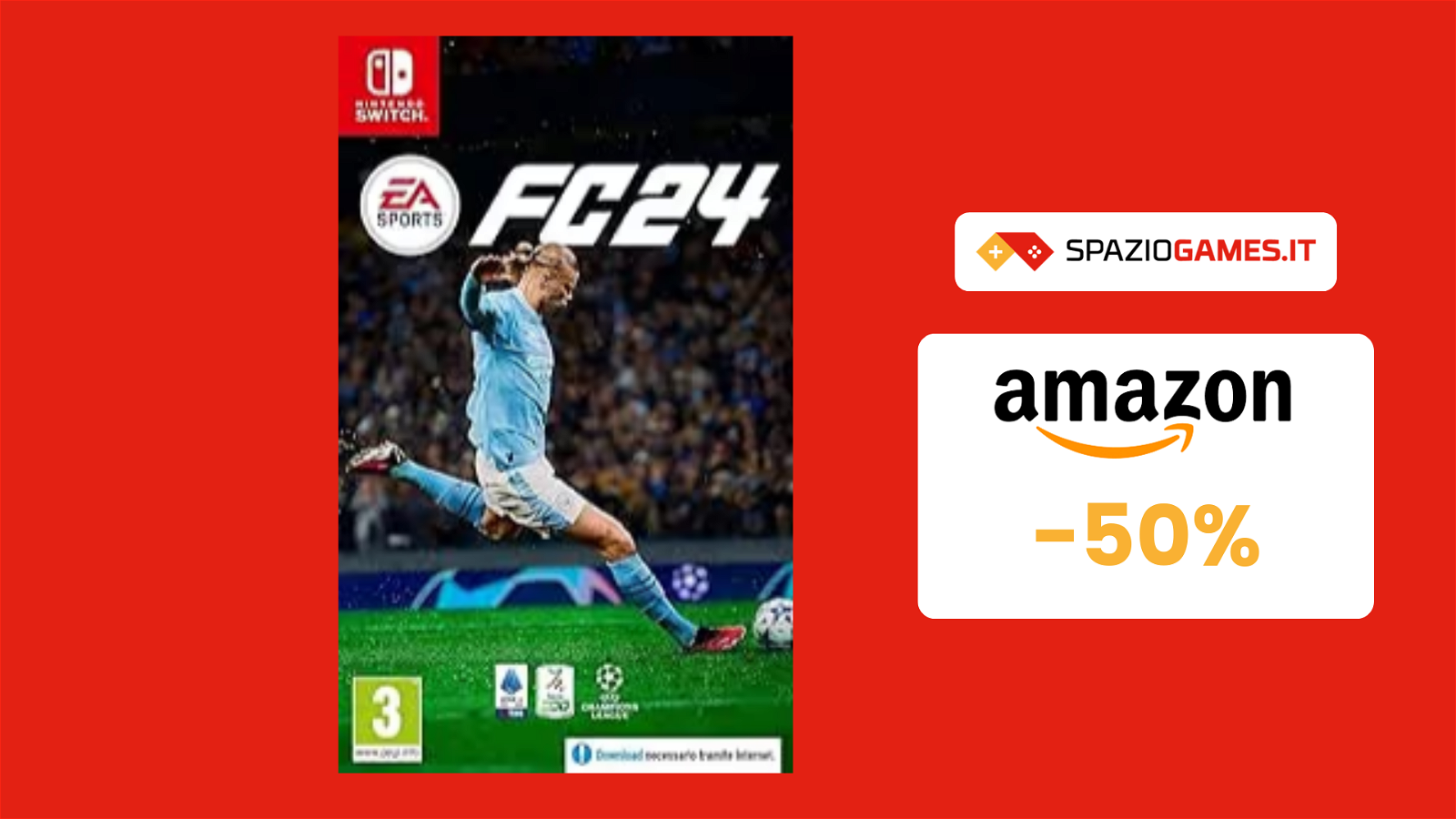 EA Sports FC 24 per Nintendo Switch a METÀ PREZZO: 30€!