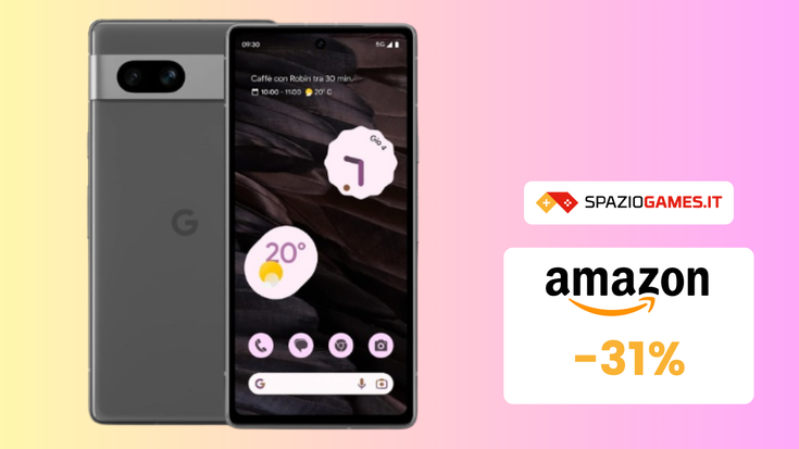 MINIMO STORICO! Pixel 7a oggi è scontato di 160€!