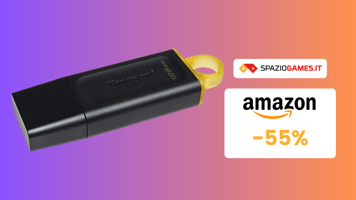 Chiavetta USB da 128GB a soli 9€: vendutissima su Amazon!