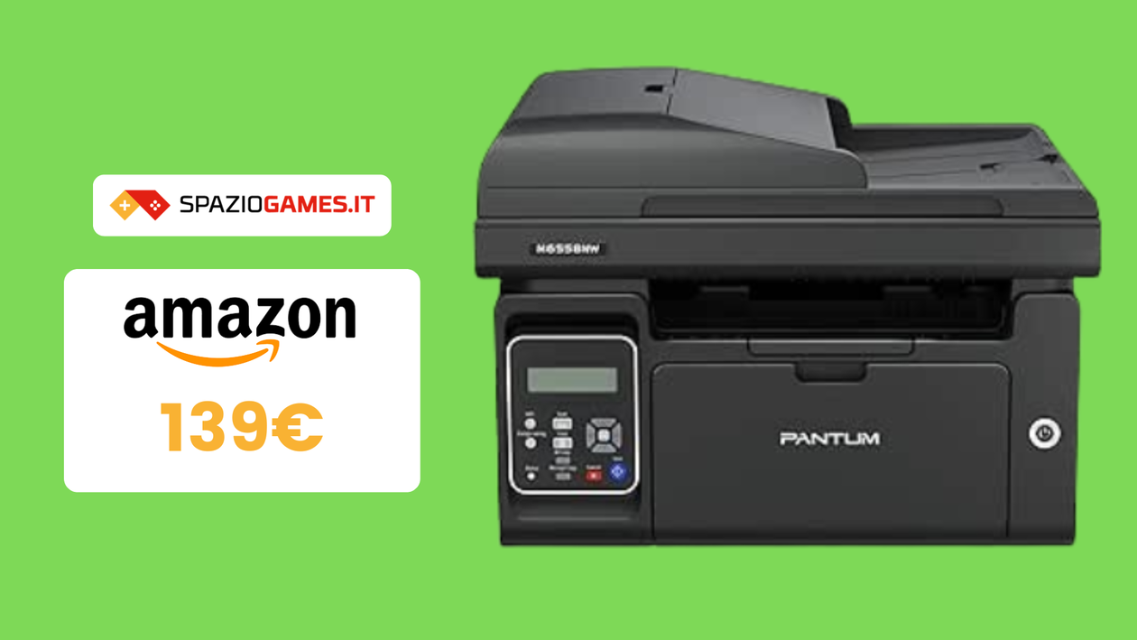 Immagine di Stampante laser multifunzione in OFFERTA a 139€!