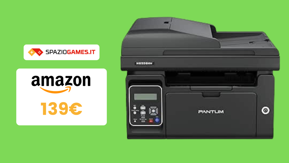 Immagine di Stampante laser multifunzione in OFFERTA a 139€!