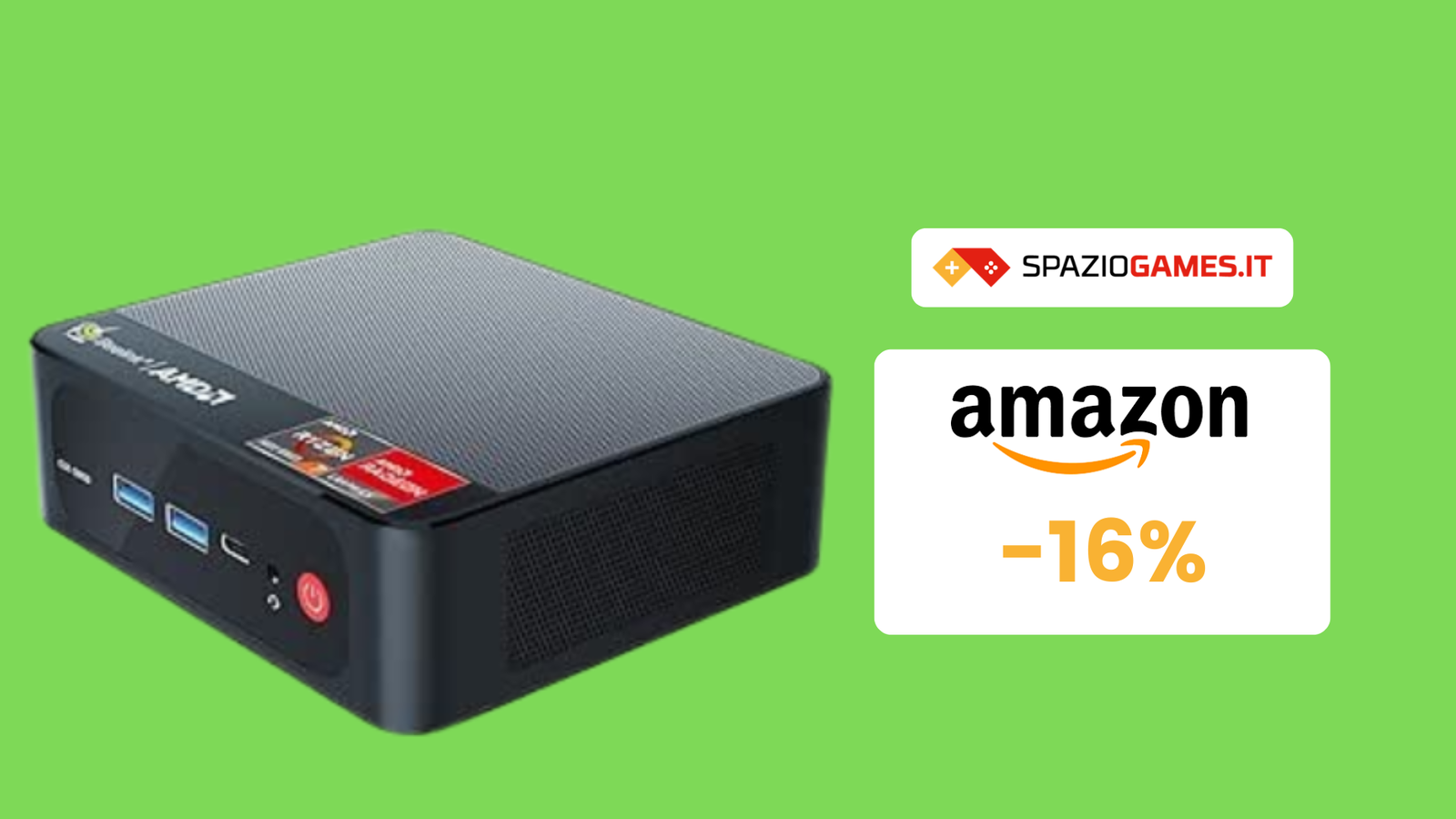 VERSATILE mini PC in OFFERTA su Amazon a 377€! SpazioGames