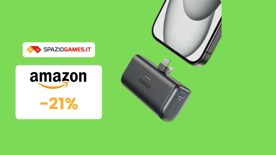Immagine di Power bank Anker Nano in OFFERTA a tempo di 22€! -21%!