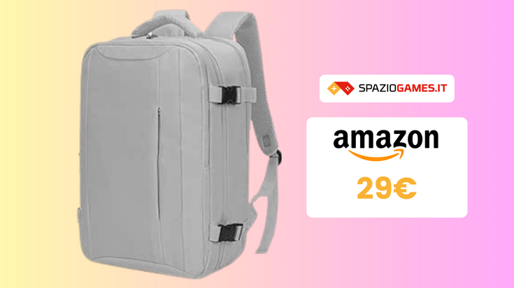 Zaino da viaggio ideale come bagaglio a mano a SOLI 29€!