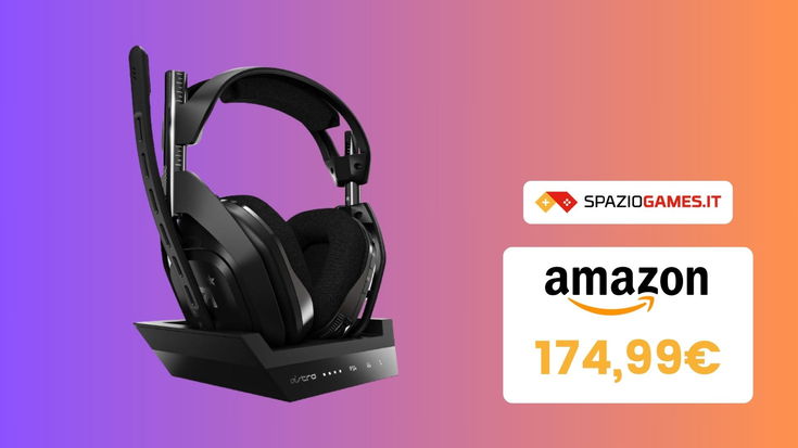 Astro Gaming A50, cuffie gaming al TOP, oggi al loro MINIMO STORICO! MENO di 175€!