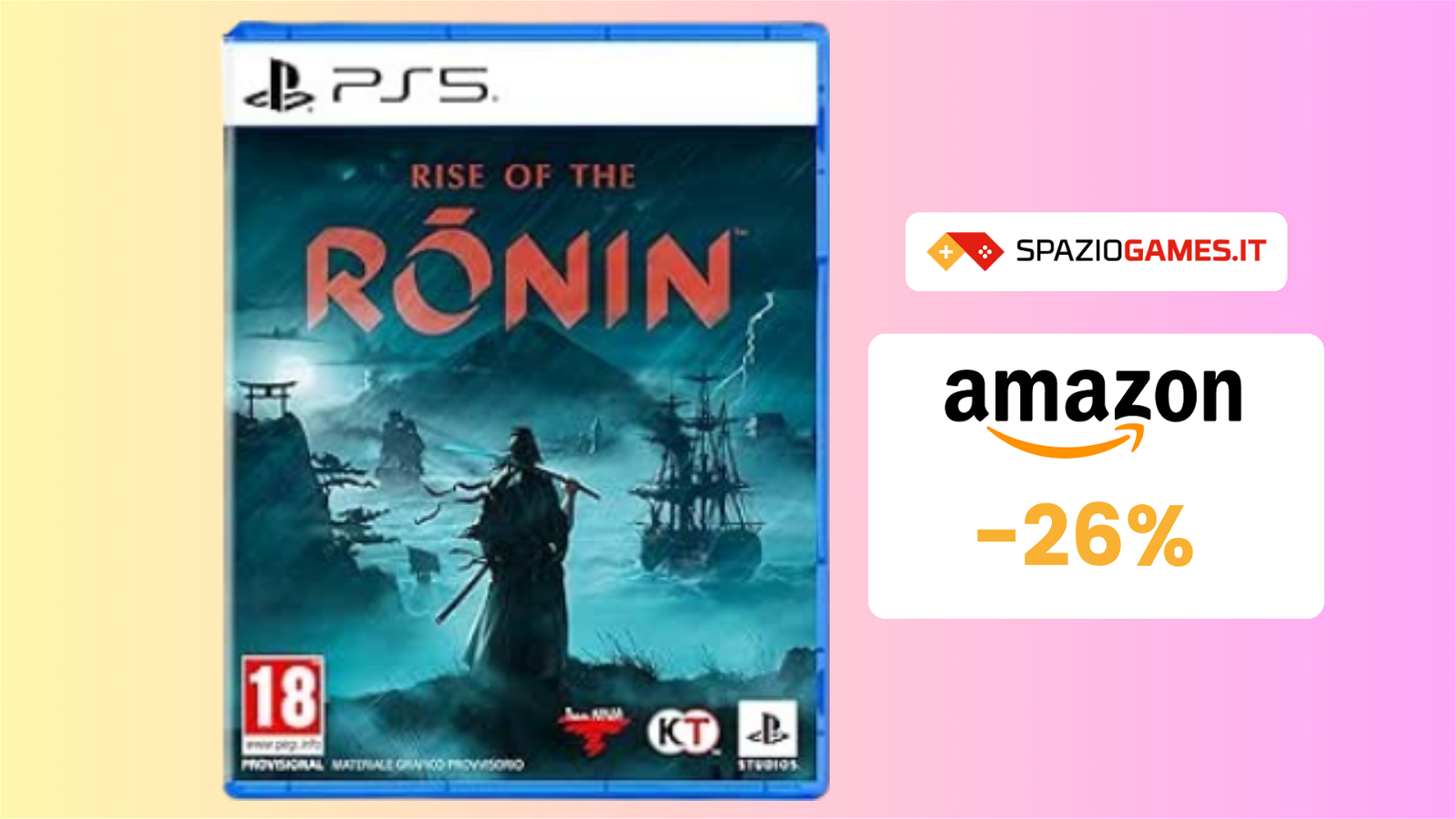 Rise of the Ronin per PS5 a 60€: SCONTO del 26%!