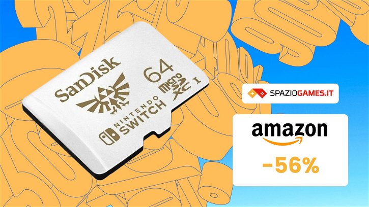 Immagine di Espandi la memoria del tuo Switch con questa microSD SanDisk 64GB di Zelda! 56% di SCONTO!