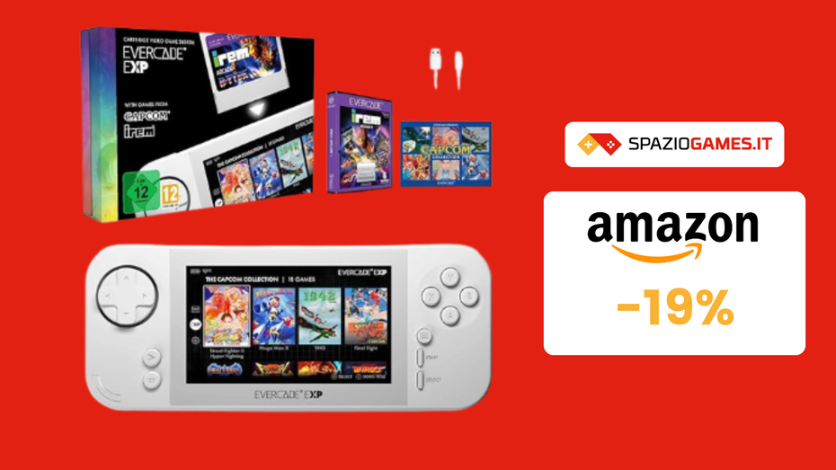 Immagine di Console Evercade EXP in OFFERTA a 121€: SCONTO del 19%!