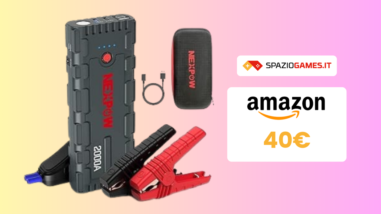 Immagine di COUPON e SCONTO su questo utilissimo avviatore per auto!
