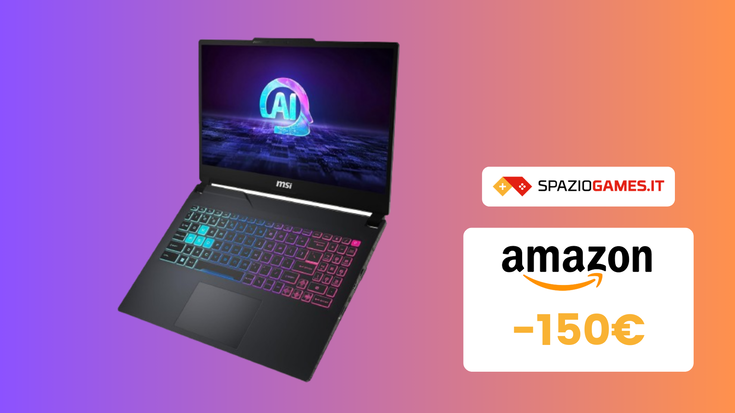 Questo notebook gaming di MSI con IA oggi costa 150€ in meno