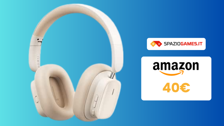 Cuffie over-ear Baseus a 40€ con un coupon SCONTO!