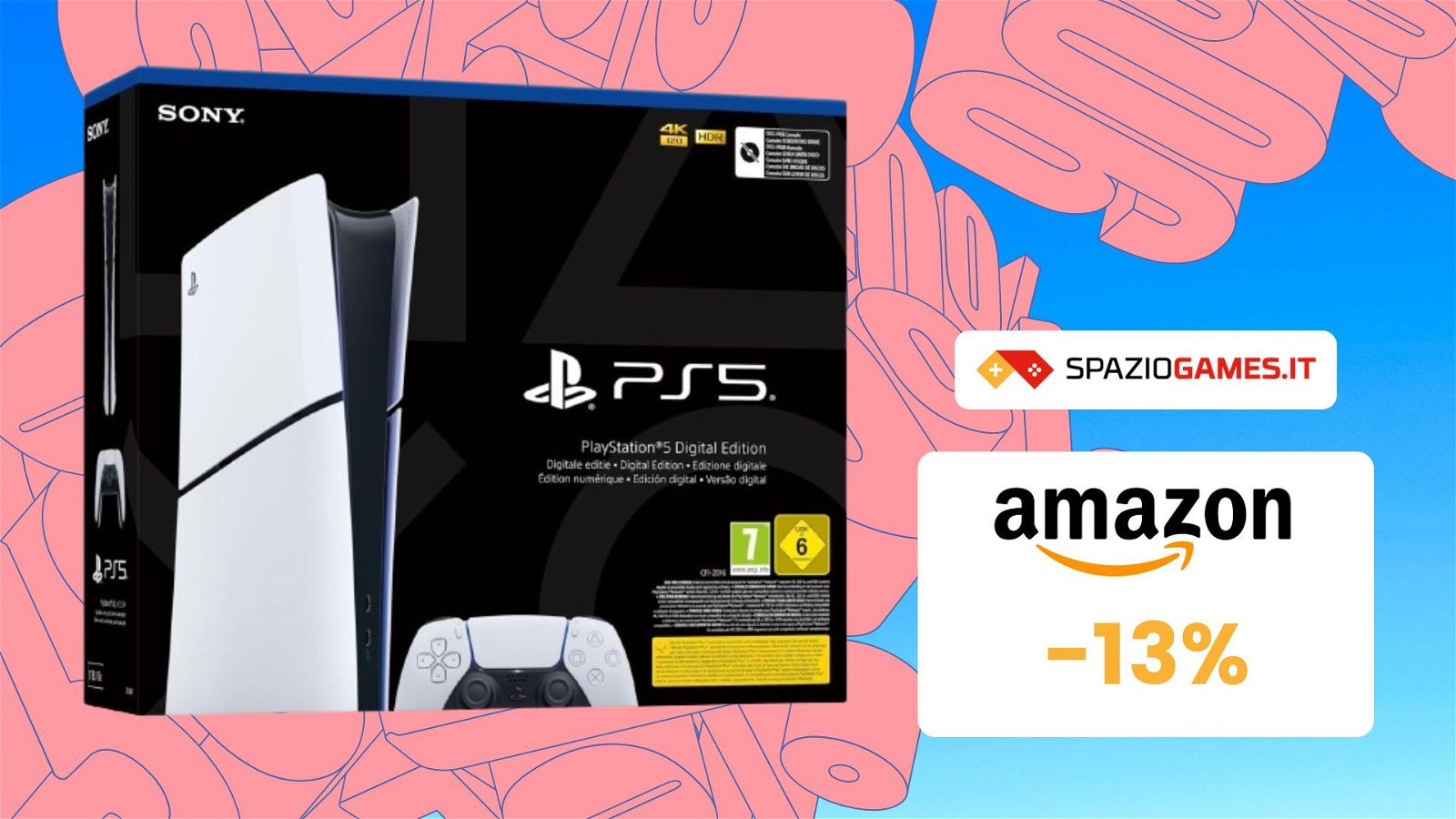 PS5 Slim Digital a un SUPER prezzo! SOLI 391,99€!