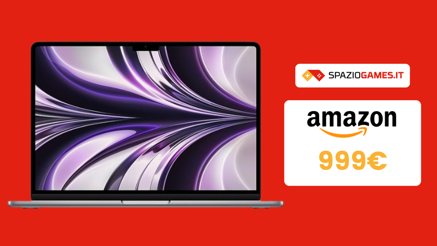 Immagine di Apple MacBook Air 2022 a un prezzo TOP: sconto di 350€!