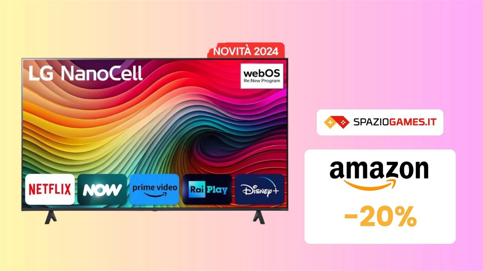 Smart TV LG NanoCell 55": BELLISSIMA e al PREZZO PIU' BASSO di sempre! -20%