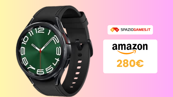 Samsung Galaxy Watch6 Classic con SUPER SCONTO del 38%!