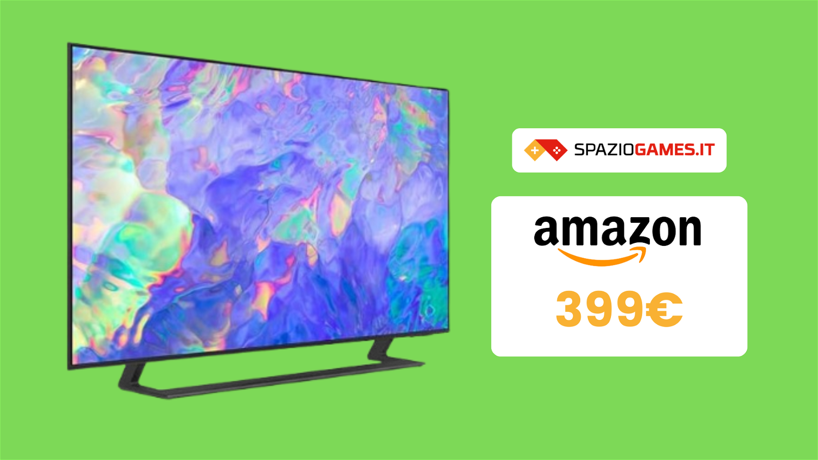 Smart TV Samsung 43" in OFFERTA su Amazon a 399€!