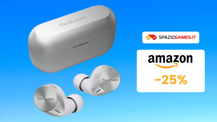 SCONTO del 25% su questi auricolari wireless Technics!