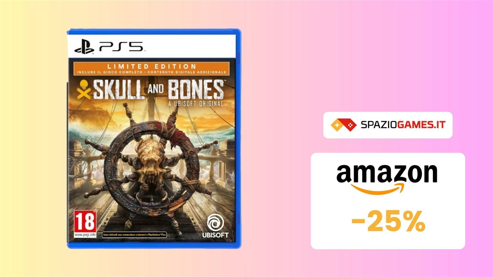 Skull & Bones Limited Edition per PS5: RISPARMIA ORA il 25% su Amazon!