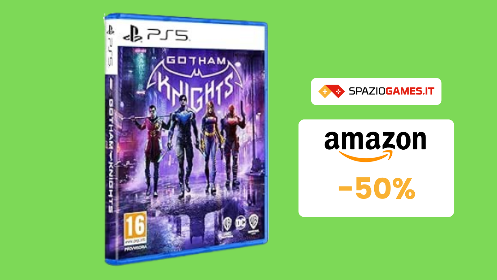 -50% su Gotham Knights per PS5: CHE PREZZO a 20€!
