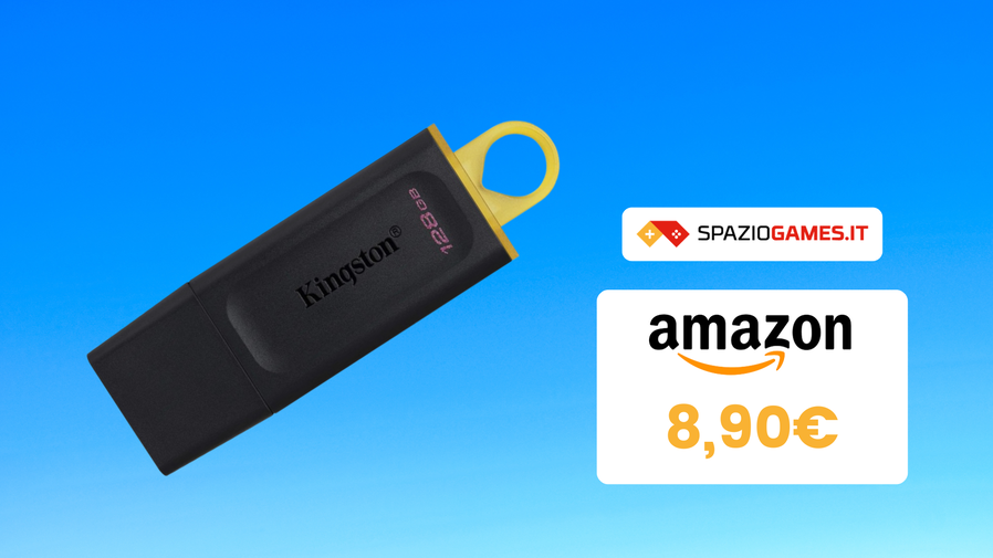 Immagine di Solo 8€ per questa chiavetta Kingston da 128 GB!