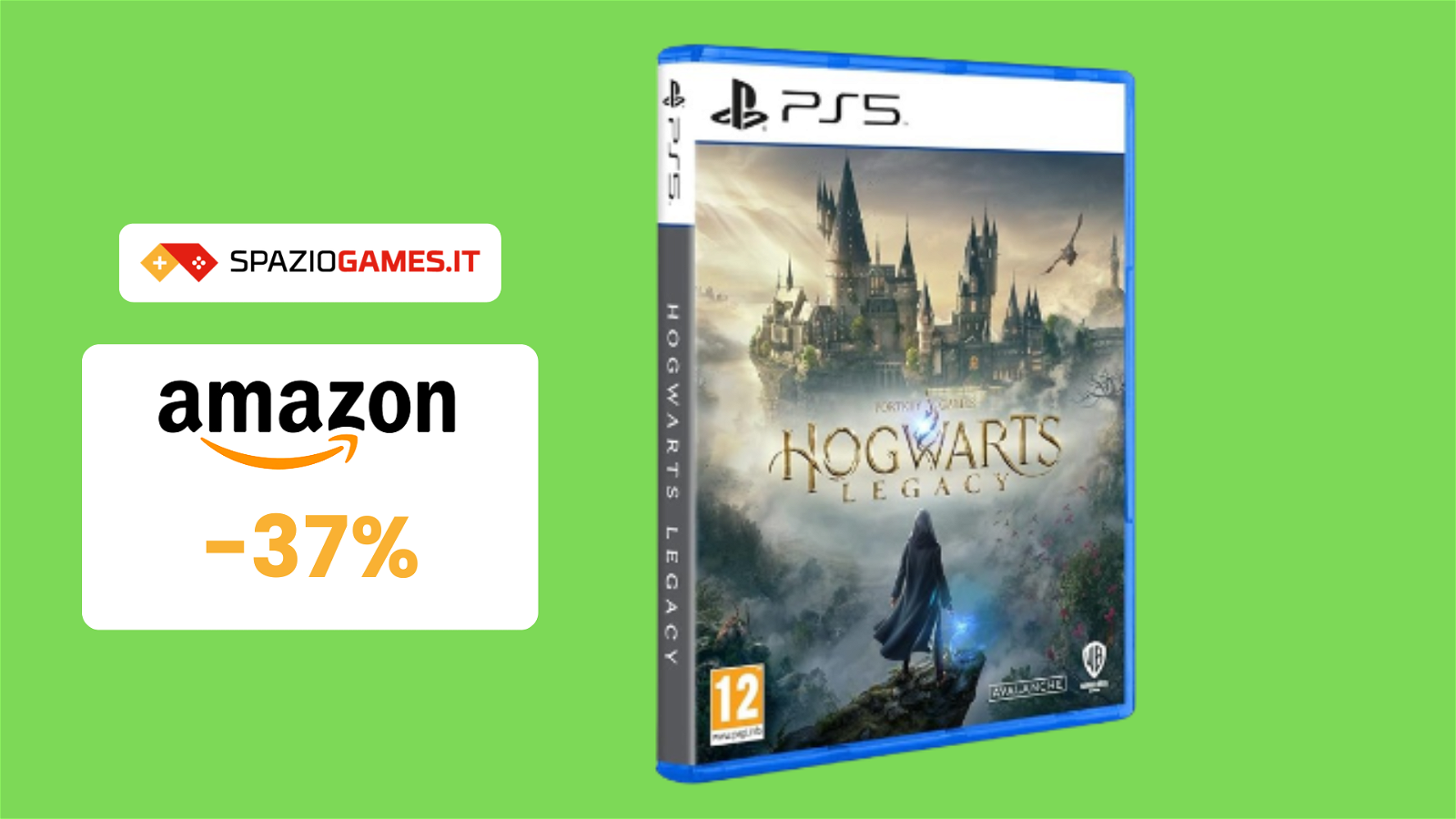 Hogwarts Legacy per PS5 al PREZZO TOP di 38€: -37%!
