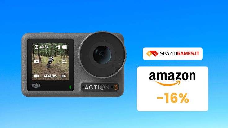 L'eccellente DJI Osmo Action 3 oggi si compra a un prezzo super!