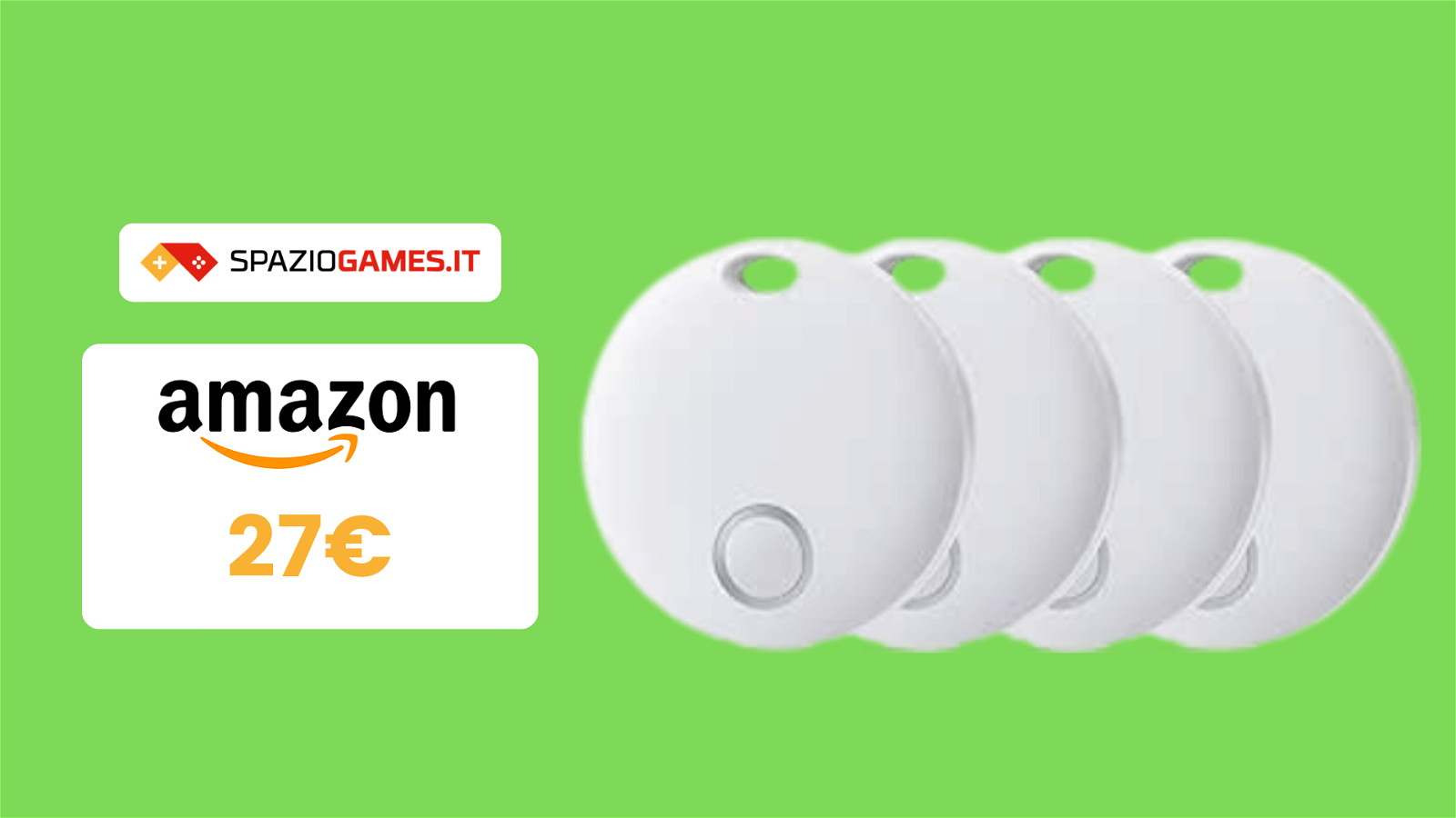 4 UTILISSIMI smart tracker in OFFERTA a 27€: da non perdere!