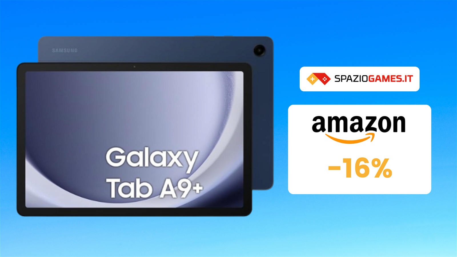 ESCLUSIVA Amazon: Samsung Galaxy Tab A9+ a soli 186€!