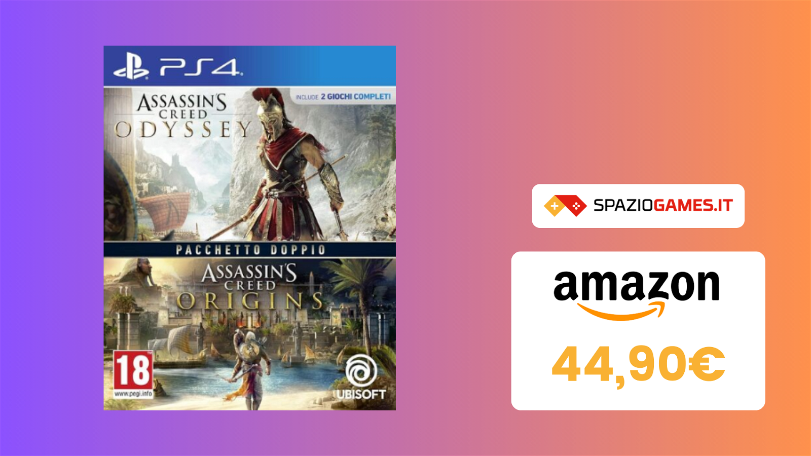 RISPARMIA il 10% su Assassin's Creed Origins e Odyssey per PS4!