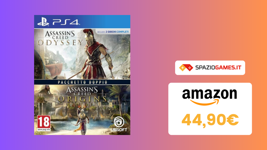 Immagine di RISPARMIA il 10% su Assassin's Creed Origins e Odyssey per PS4!