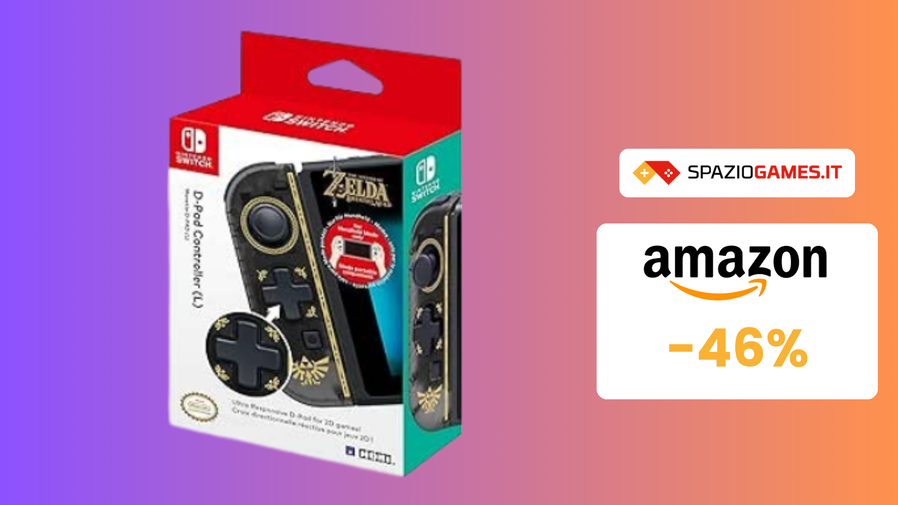 Immagine di Joy-Con Hori di Zelda a 15€: IMPERDIBILE per i fan a -46%!