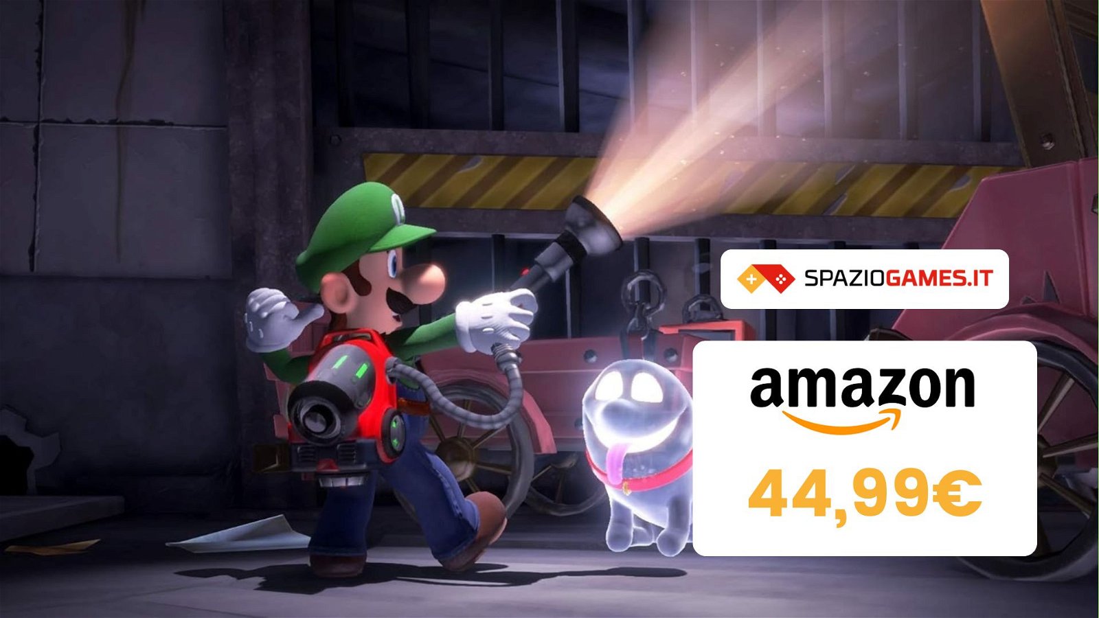 Sconfiggete i fantasmi in Luigi's Mansion 3! Ora a SOLI 44,99€ su Amazon!