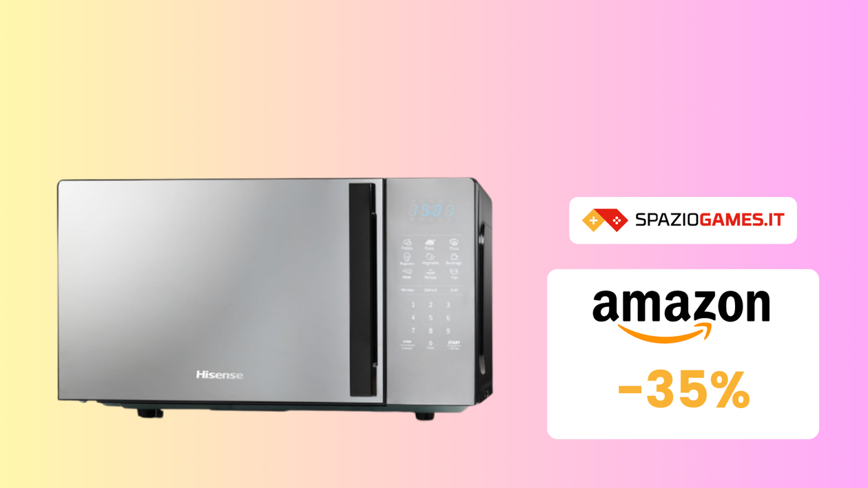 Immagine di TOP! Ottimo microonde Hisense in offerta a MENO di 97€!