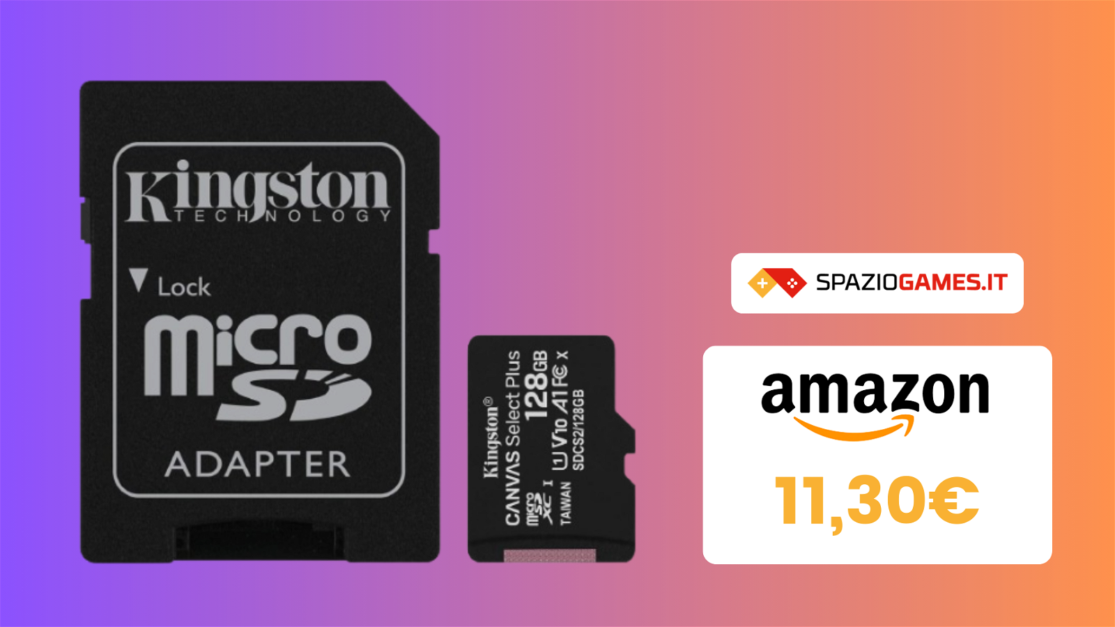 Questa microSD Kingston da 128GB è perfetta per Switch e COSTA SOLO 11€!