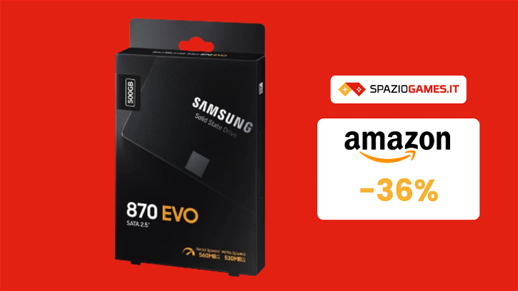 Immagine di SSD Samsung 870 EVO a 58€ per prestazioni TOP!