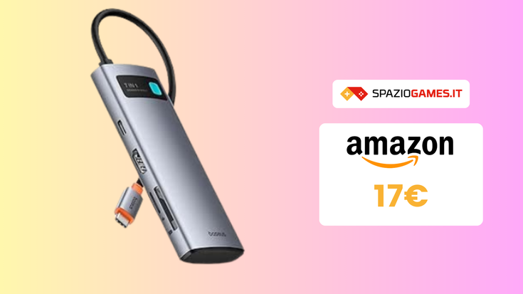 Hub USB-C 7 in 1 di Baseus a soli 17€: UTILISSIMO!