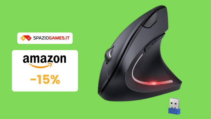 MAI più dolori con questo mouse ergonomico verticale a 18€!